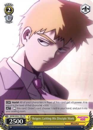 Reigen: Letting His Disciple Work (MOB/SX02-T05 TD) - Mob Psycho 100