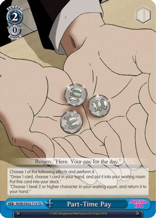 Part-Time Pay (MOB/SX02-T19 TD) - Mob Psycho 100