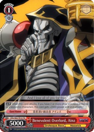 Benevolent Overlord, Ainz (OVL/S62-TE14 TD) - Nazarick: Tomb of the Undead