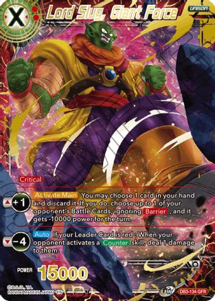 Lord Slug, Giant Force (DB3-134) - Draft Box 06 Giant Force