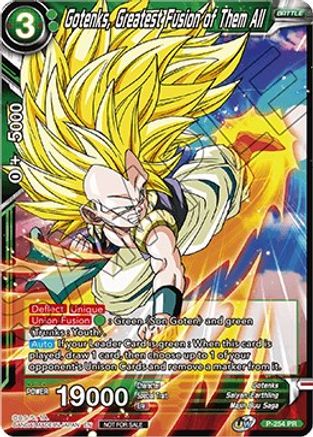 Gotenks, Greatest Fusion of Them All (P-254) - Promotion Cards