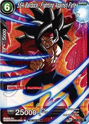 SS4 Bardock, Fighting Against Fate (P-261) - Tournament Promotion Cards Foil