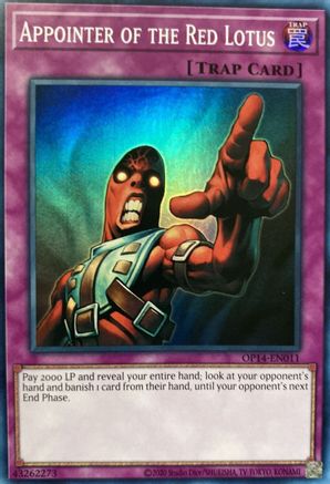 Appointer of the Red Lotus (OP14-EN011) - OTS Tournament Pack 14 Unlimited