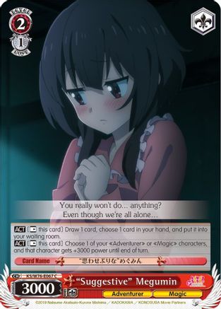 "Suggestive" Megumin (KS/W76-E067 C) - KonoSuba The Movie: Legend of Crimson