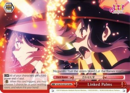 Linked Palms (RRR) (KS/W76-E072R RRR) - KonoSuba The Movie: Legend of Crimson
