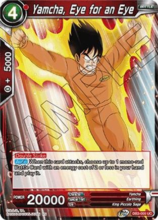 Yamcha, Eye for an Eye (DB3-005) - Draft Box 06 Giant Force