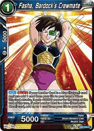 Fasha, Bardock's Crewmate (DB3-036) - Draft Box 06 Giant Force