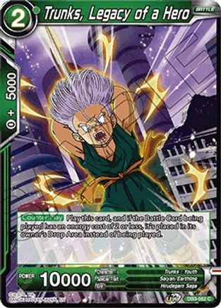 Trunks, Legacy of a Hero (DB3-062) - Draft Box 06 Giant Force