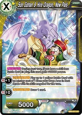 Son Gohan & Hire-Dragon, New Pals (DB3-077) - Draft Box 06 Giant Force