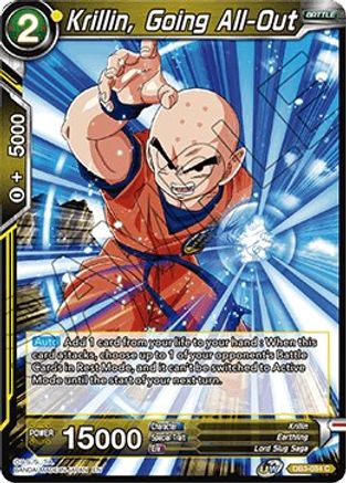 Krillin, Going All-Out (DB3-084) - Draft Box 06 Giant Force
