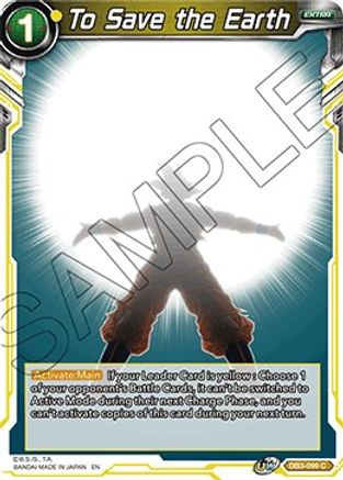 To Save the Earth (DB3-099) - Draft Box 06 Giant Force