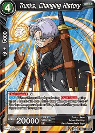 Trunks, Changing History (DB3-108) - Draft Box 06 Giant Force