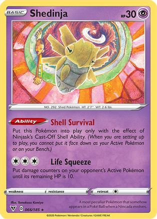 Shedinja 066/185 SWSH04 Vivid Voltage - Rare