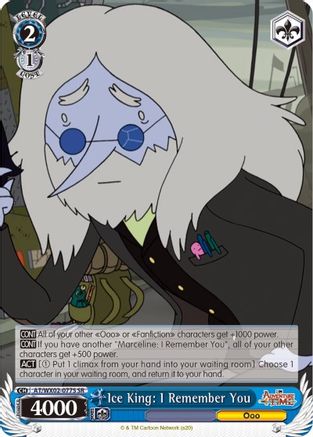 Ice King: I Remember You (SR) (AT/WX02-077S SR) - Adventure Time