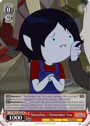 Marceline: I Remember You (SR) (AT/WX02-043S SR) - Adventure Time