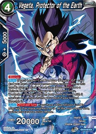 Vegeta, Protector of the Earth (EX15-02) - Expansion Deck Box Set 15 Battle Enhanced