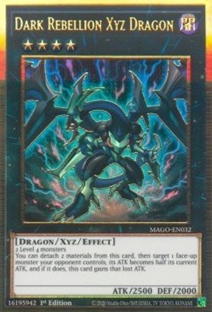 Dark Rebellion Xyz Dragon (MAGO-EN032) - Maximum Gold 1st Edition