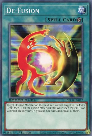 De-Fusion (SBCB-EN012) - Speed Duel: Battle City Box 1st Edition