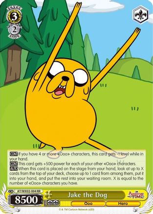 Jake the Dog (AT/WX02-004 RR) - Adventure Time
