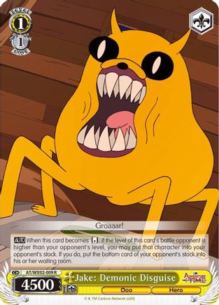 Jake: Demonic Disguise (AT/WX02-009 R) - Adventure Time
