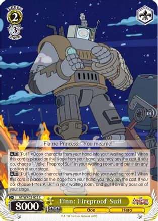 Finn: Fireproof Suit (AT/WX02-023 C) - Adventure Time