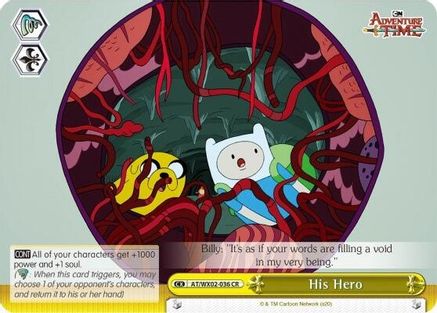 His Hero (AT/WX02-036 CR) - Adventure Time