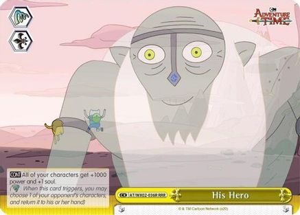 His Hero (RRR) (AT/WX02-036R RRR) - Adventure Time
