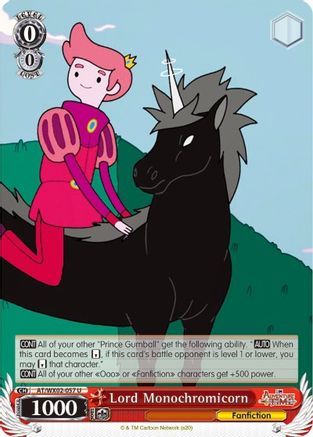 Lord Monochromicorn (AT/WX02-057 U) - Adventure Time