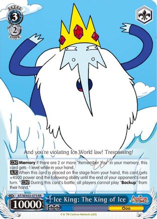 Ice King: The King of Ice (AT/WX02-075 RR) - Adventure Time
