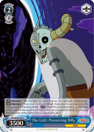 The Lich: Possessing Billy (AT/WX02-085 U) - Adventure Time