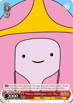 Princess Bubblegum: Let's Play! (AT/WX02-103 PR) - Adventure Time