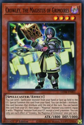 Crowley, the Magistus of Grimoires (GEIM-EN001) - Genesis Impact 1st Edition