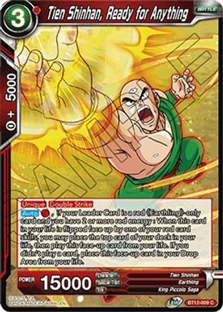 Tien Shinhan, Ready for Anything (BT12-009) - Vicious Rejuvenation