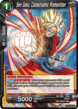 Son Goku, Catastrophic Premonition (BT12-127) - Vicious Rejuvenation Foil