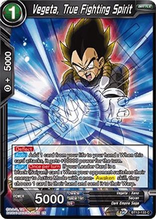 Vegeta, True Fighting Spirit (BT12-133) - Vicious Rejuvenation