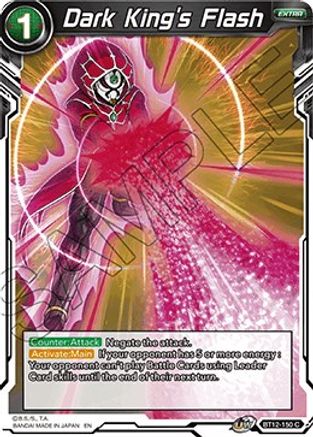 Dark King's Flash (BT12-150) - Vicious Rejuvenation Foil