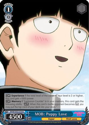MOB: Puppy Love (MOB/SX02-074 R) - Mob Psycho 100