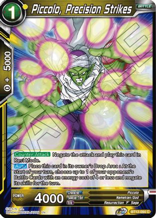 Piccolo, Precision Strikes (BT12-094) - Vicious Rejuvenation