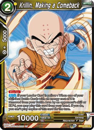 Krillin, Making a Comeback (BT12-095) - Vicious Rejuvenation