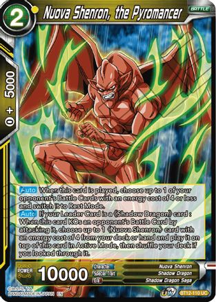 Nuova Shenron, the Pyromancer (BT12-110) - Vicious Rejuvenation Foil