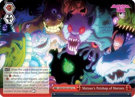 Matsuo's Petshop of Horrors (MOB/SX02-067 CC) - Mob Psycho 100