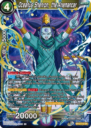 Oceanus Shenron, the Anemancer (BT12-113) - Vicious Rejuvenation