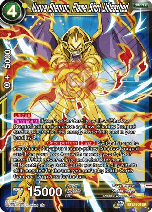 Nuova Shenron, Flame Shot Unleashed (BT12-109) - Vicious Rejuvenation