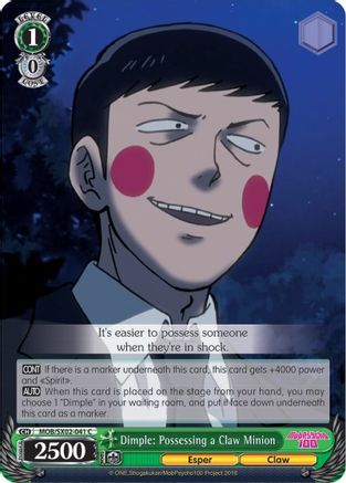 Dimple: Possessing a Claw Minion (MOB/SX02-041 C) - Mob Psycho 100