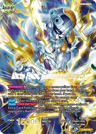Frieza // Mecha Frieza, Resurrected Monarch (Full Art) (P-265) - Promotion Cards