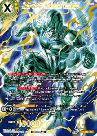 Meta-Cooler, Mechanical Contempt (Full Art) (P-266) - Promotion Cards