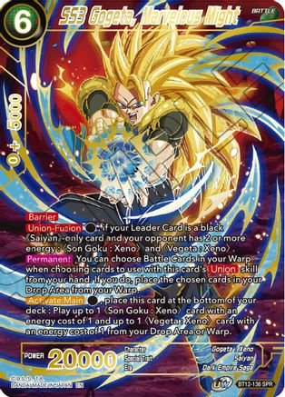 SS3 Gogeta, Marvelous Might (SPR) (BT12-136) - Vicious Rejuvenation