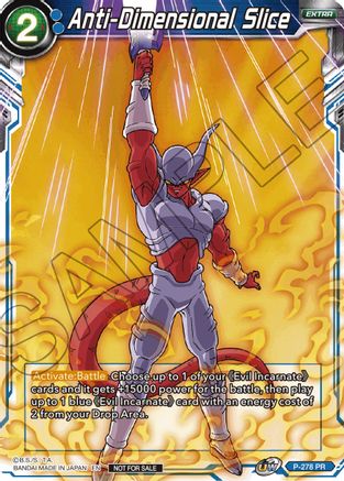 Anti-Dimensional Slice (Unison Warrior Series Tournament Pack Vol.3) (P-278) - Tournament Promotion Cards