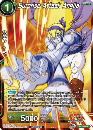 Surprise Attack Angila (Unison Warrior Series Tournament Pack Vol.3) (P-280) - Tournament Promotion Cards
