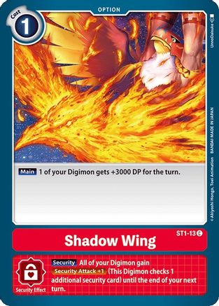 Shadow Wing (ST1-13) - Starter Deck 01: Gaia Red